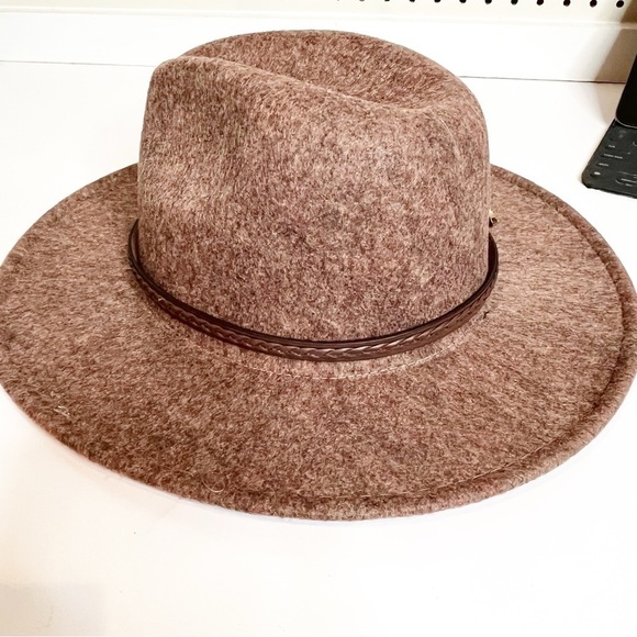 Wide Brim Fedora Belt Men Women Vintage Hats - Picture 2 of 3